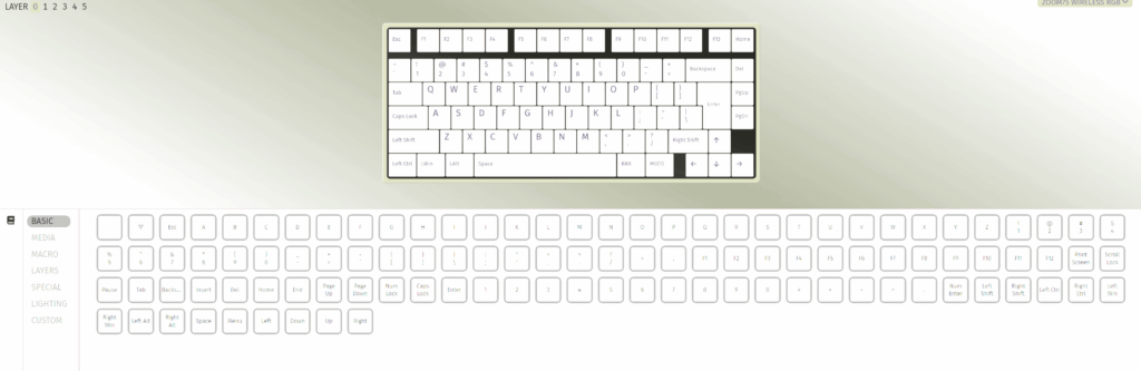 Zomm75 VIA Software Zoom75 Erfahrungen