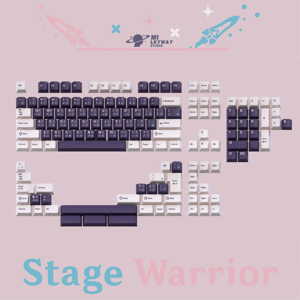 MW Stage Warrior Keycaps
